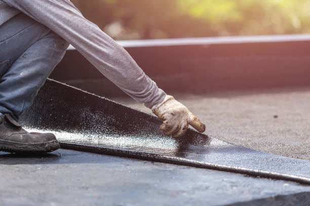 Professional Waterproofing technician working in Albion, IL